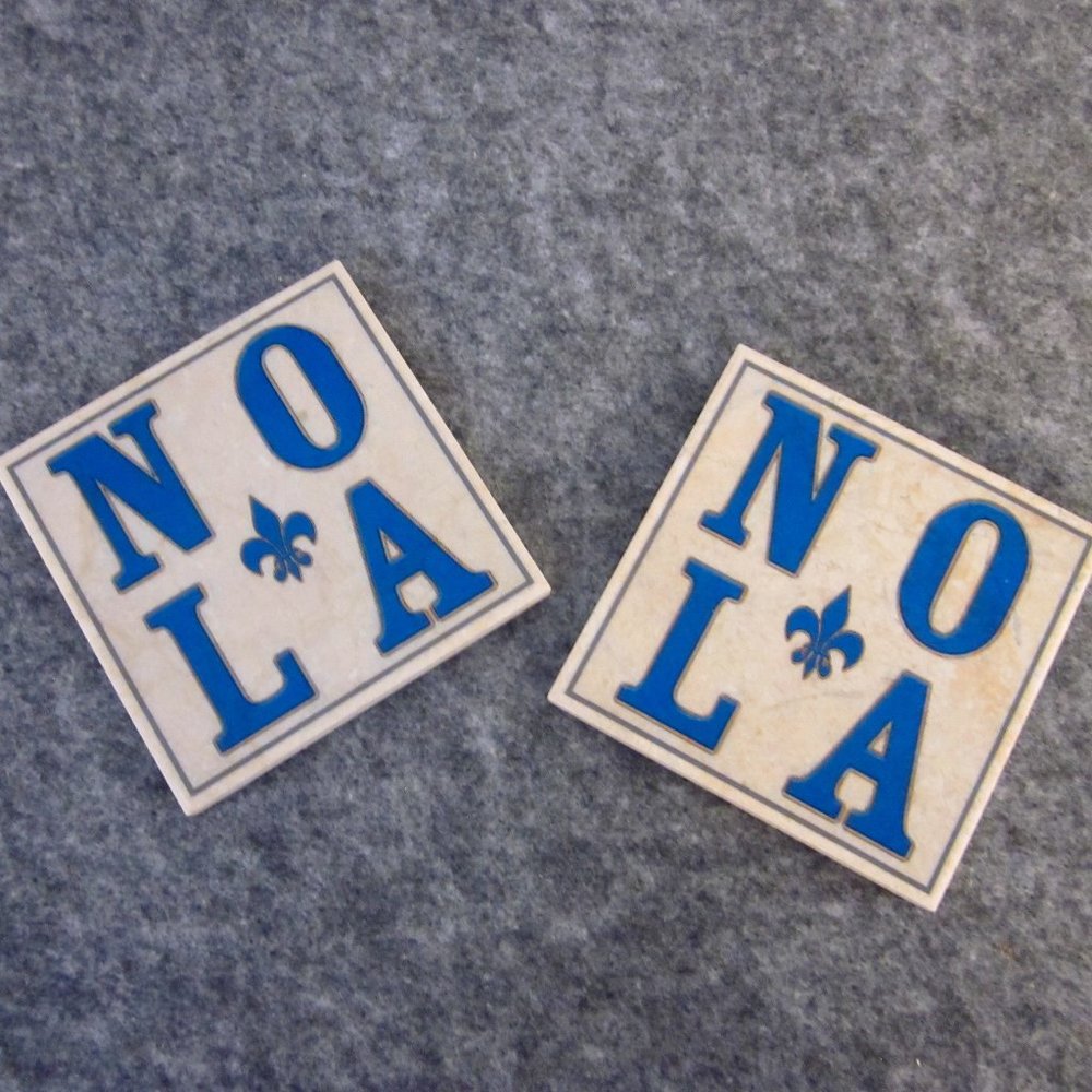 NOLA Stone Tile Coasters